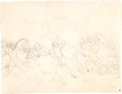 Géricault - Study for the Start of the Race of the Barberi Horses, 1817