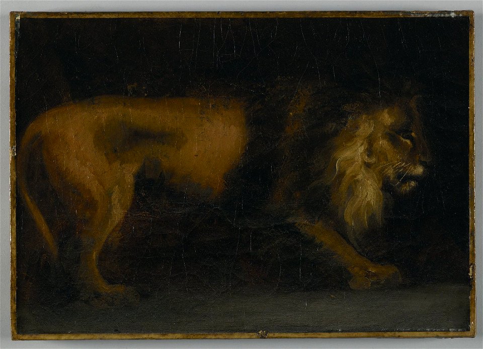 Géricault - Study of a Lion (or a Lion), 13.68