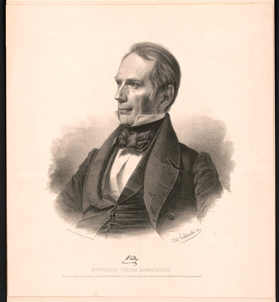 H. Clay, senator from Kentucky - Chs. Fenderich del. LCCN2003655011