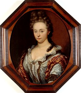 H. Collenius - Portret van Gerhardina Lohman (1681-1748) - C2056 - Cultural Heritage Agency of the Netherlands Art Collection
