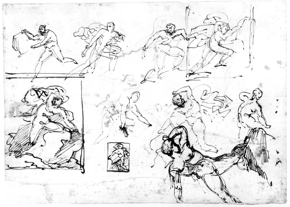 Géricault - Titanerna, NMH 14461973 recto