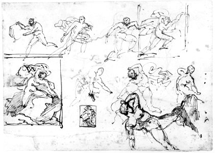 Géricault - Titanerna, NMH 14461973 recto