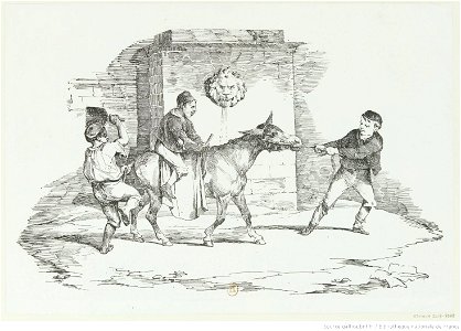 Géricault - Trois enfants jouant avec un âne, btv1b10029018c