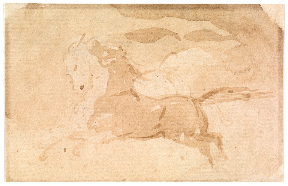 Géricault - Two Galloping Horses, 85.774