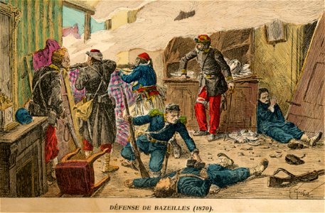 H. Grobet - Défense de Bazeilles (1870)