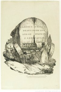 Géricault - Un fourgon attelé, btv1b10029003q