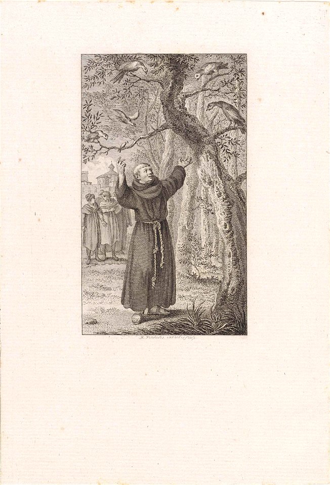 H. Franciscus van Assisi spreekt tot de vogels