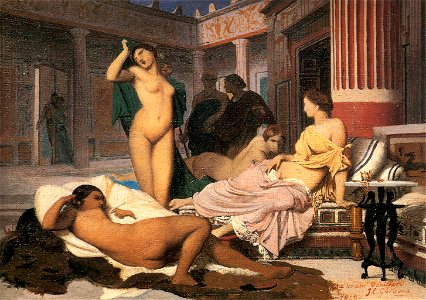 Gérôme - Greek Interior sketch