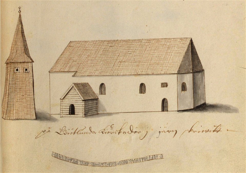 Götlunda kyrka, Västergötland - Peringskiöld