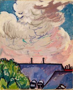 H. Lyman Saÿen - Clouds - 1970.79 - Smithsonian American Art Museum. Free illustration for personal and commercial use.