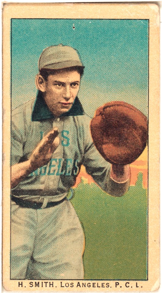 H. Smith, Los Angeles Team, baseball card portrait LCCN2008676994