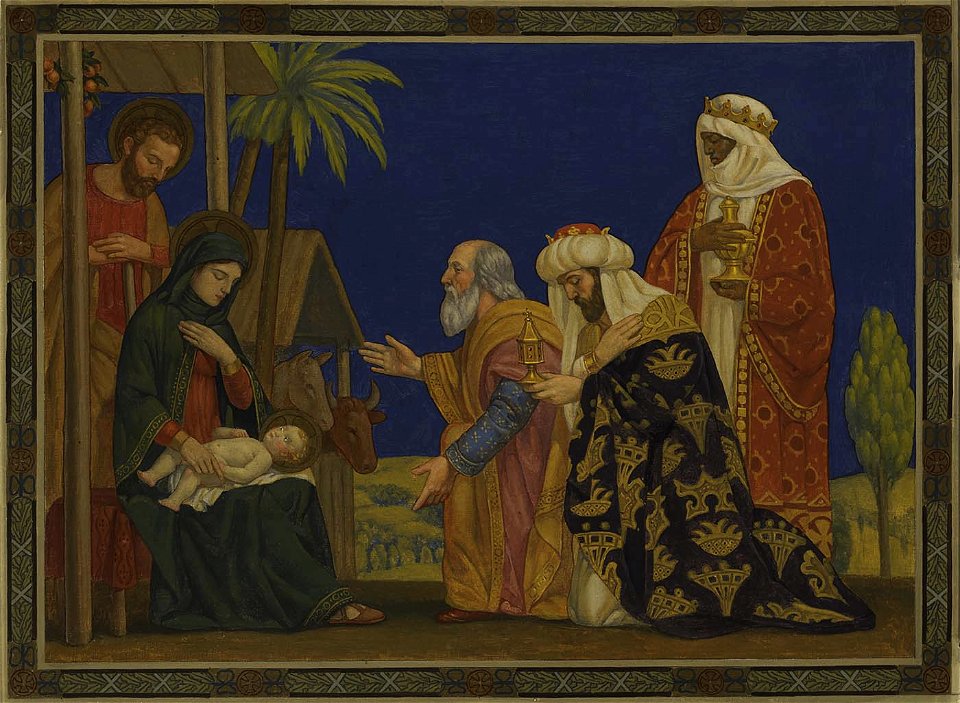 H. Siddons Mowbray - The Magi - 1975.76.2 - Smithsonian American Art Museum