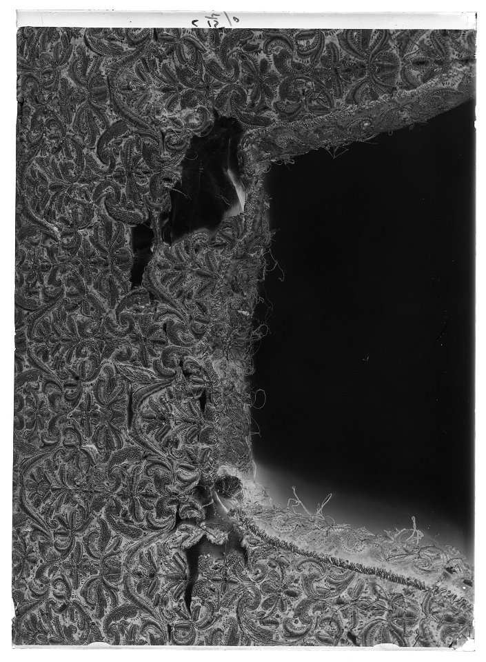 H-dyna, blå sammet, silver - Livrustkammaren - 69368-negative