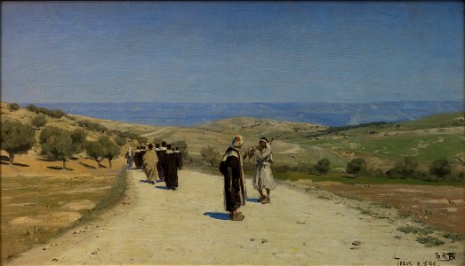 H.A. Brendekilde, Vejen til Betania, 1890