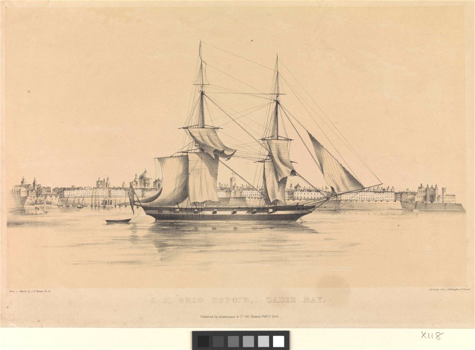 H.M. Brig Espoir, Cadiz Bay RMG PW8044