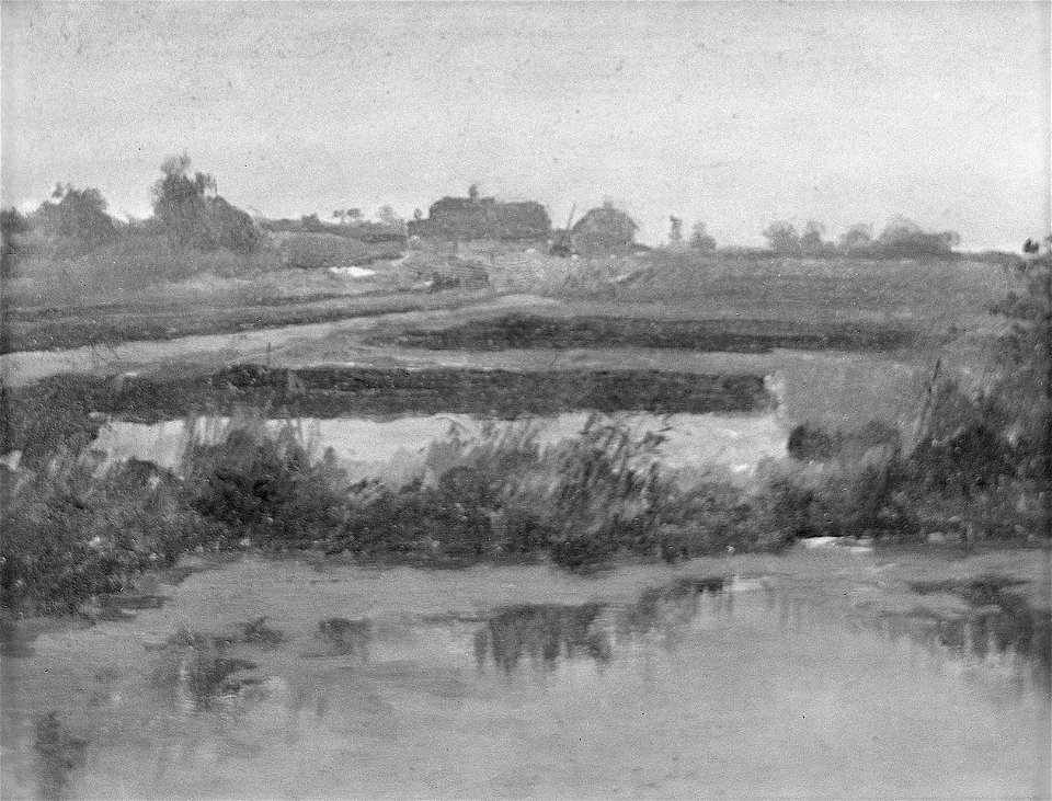 H.J. Mélis - Landschap met een vijver - E481 - Instituut Collectie Nederland