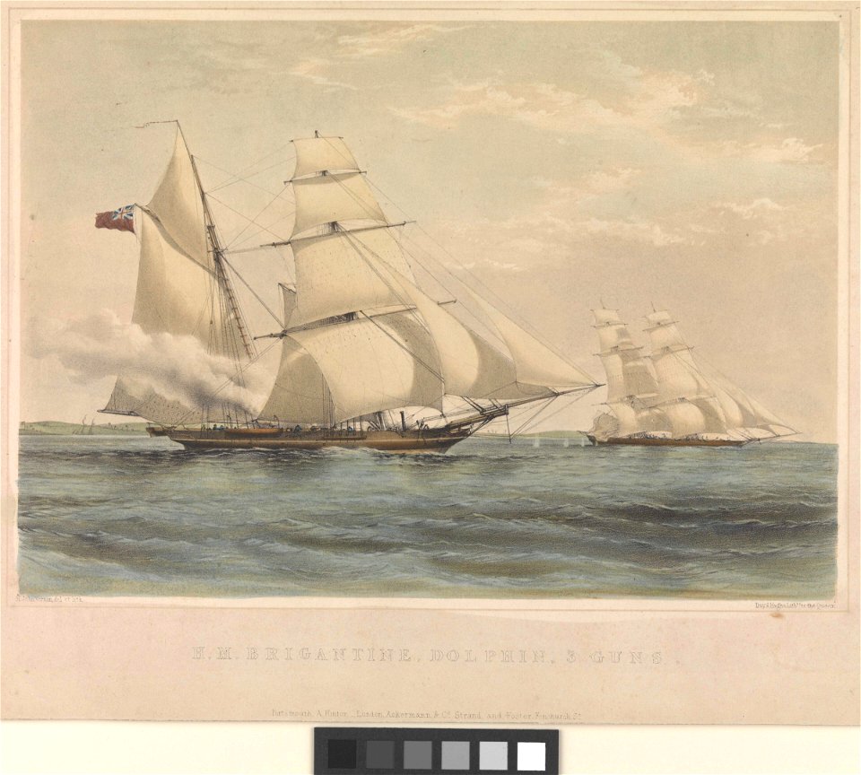 H.M. Brigantine Dolphin, 3 Guns RMG PW8073