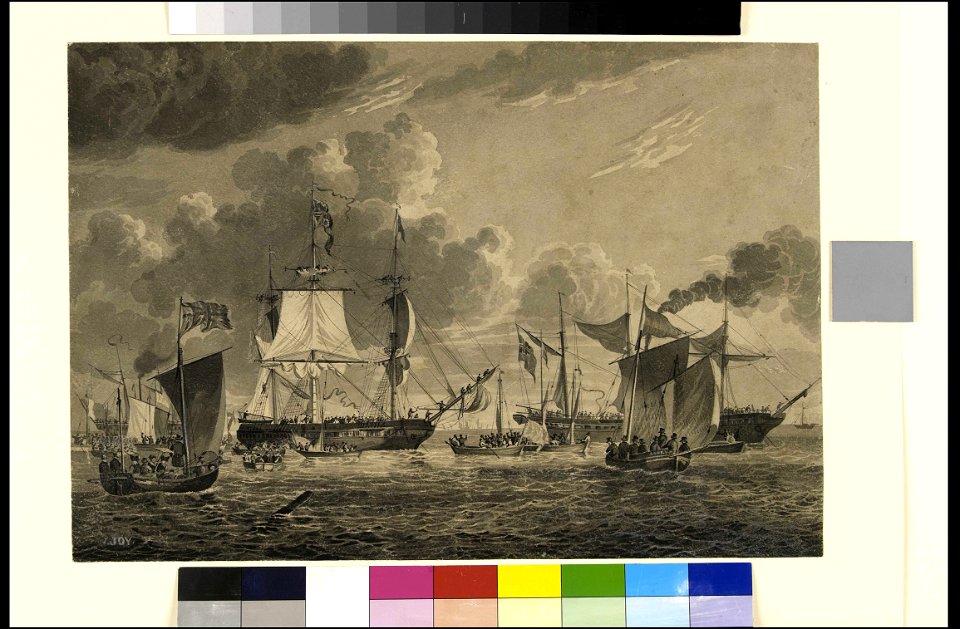 H.M. George IV passing Yarmouth on his return from Edinburgh, 1822 RMG PX9799