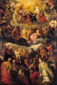 H. Rottenhammer - De Kroning van Maria in de hemel - R5510 - Cultural Heritage Agency of the Netherlands Art Collection