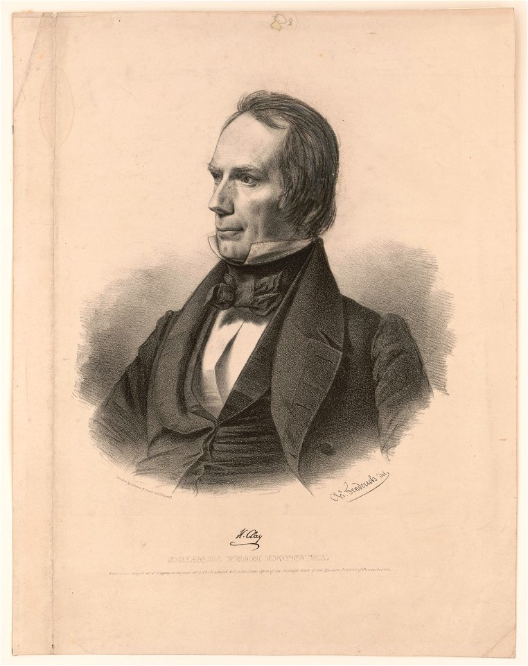 H. Clay, senator from Kentucky - Chs. Fenderich del. LCCN2003655012