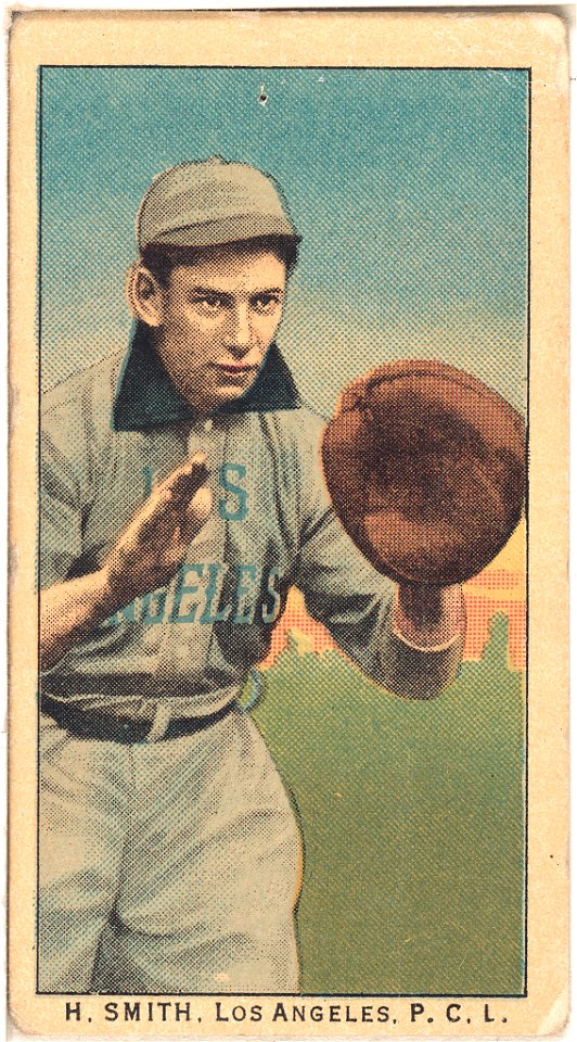 H. Smith, Los Angeles Team, baseball card portrait LCCN2008676994