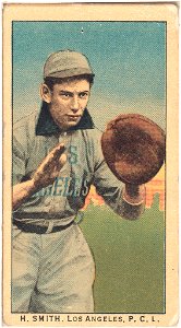 H. Smith, Los Angeles Team, baseball card portrait LCCN2008676994