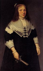 H. Coster - Portret van een vrouw uit de familie Verschoor - C6 - Instituut Collectie Nederland