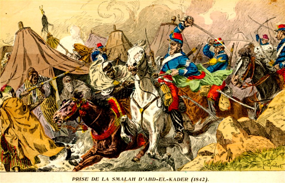 H. Grobet - Prise de la smalah d'Abd-el-Kader (1842)