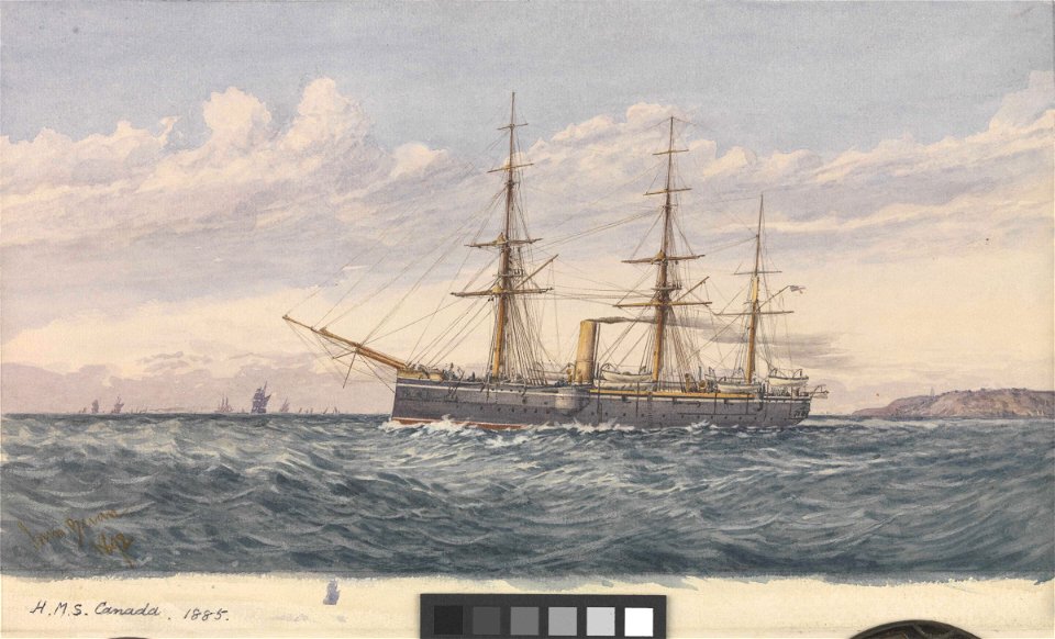 H.M.S. Canada 1885 RMG PW8183