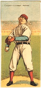 H. L. Gaspar-Thomas R. Clarke, Cincinnati Reds, baseball card portrait LCCN2007683865