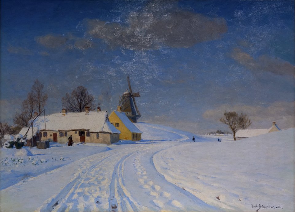 H.A. Brendekilde, Snelandskab, udateret