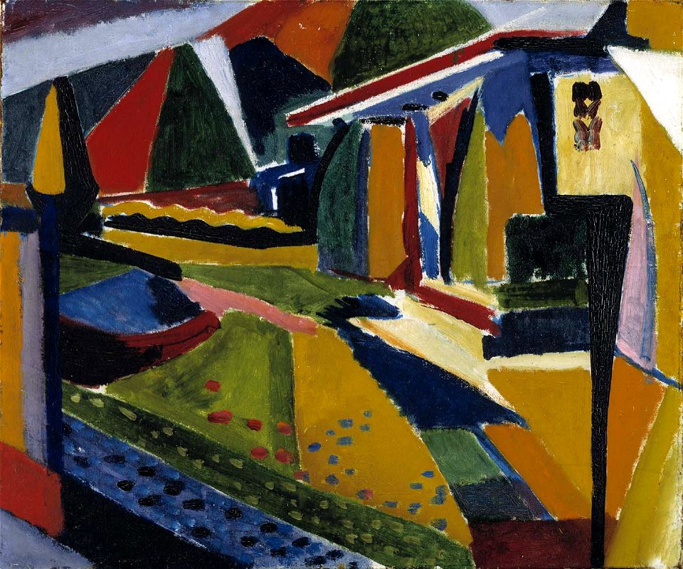 H. Lyman Saÿen - Abstract Landscape - 1968.19.2 - Smithsonian American Art Museum