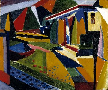 H. Lyman Saÿen - Abstract Landscape - 1968.19.2 - Smithsonian American Art Museum
