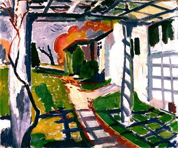 H. Lyman Saÿen - Grape Arbor - 1968.123.1 - Smithsonian American Art Museum