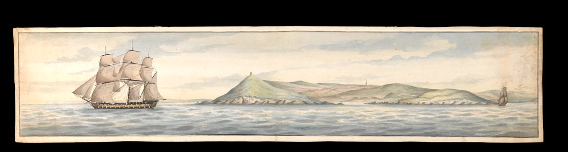 H.M.S. Director 1784 near St Helena RMG PY0743