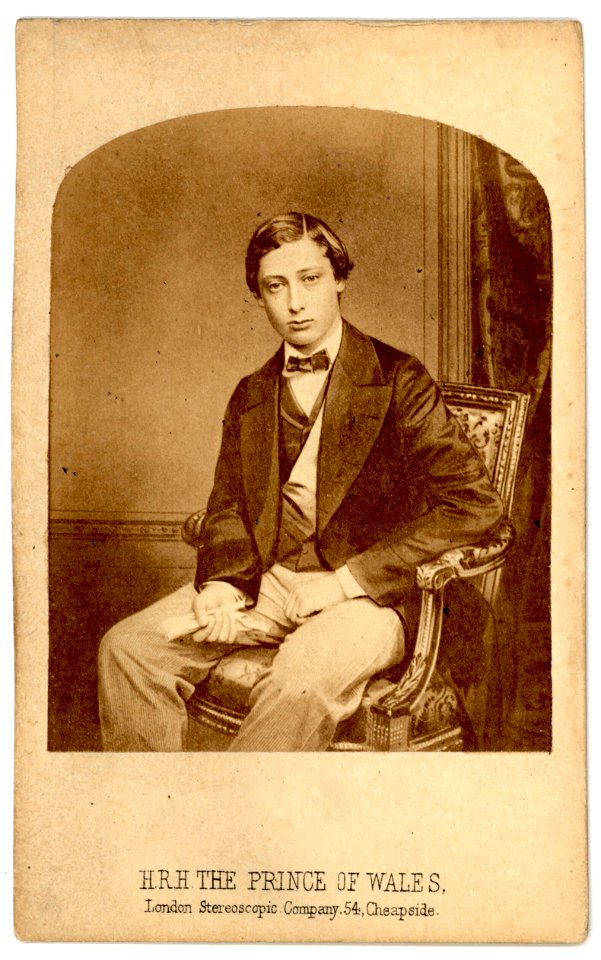 H. R. H. (His Royal Highness) the Prince of Wales (Prince Albert Edward, Edward VII), by London Stereoscopic Comp., 54 Cheapside, London, c. 1855-1865