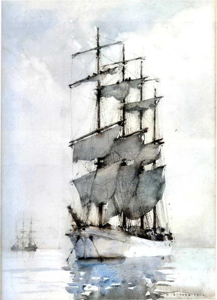 H. S. Tuke Four Masted Barque 1914
