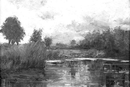 H.J. Mélis - Landschap met een vijver - E971 - Instituut Collectie Nederland