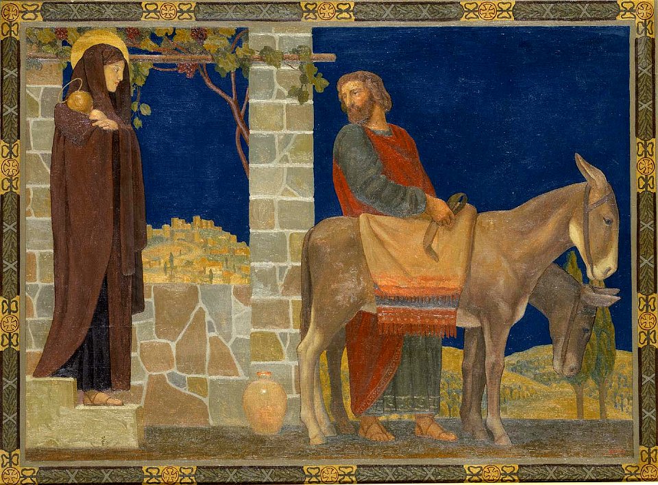 H. Siddons Mowbray - The Flight into Egypt - 1975.76.1 - Smithsonian American Art Museum