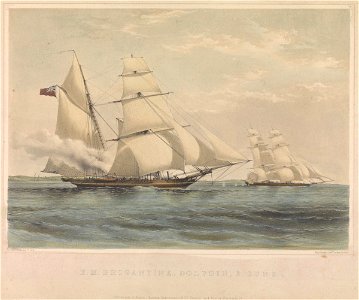 H.M. Brigantine Dolphin, 3 Guns RMG PW8073