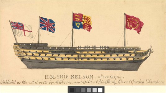 H.M. Ship Nelson of 120 Guns RMG PW8020