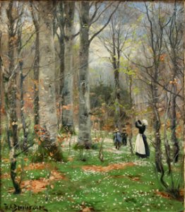 H.A. Brendekilde, Forårsbøgeskov, ca 1900