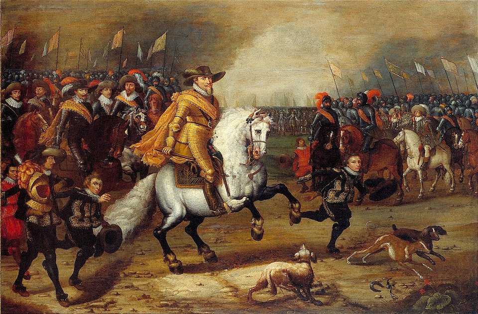 H.A. Packx - Maurits (1567-1625), prins van Oranje, in de slag bij Nieuwpoort (1600) - C251 - Instituut Collectie Nederland