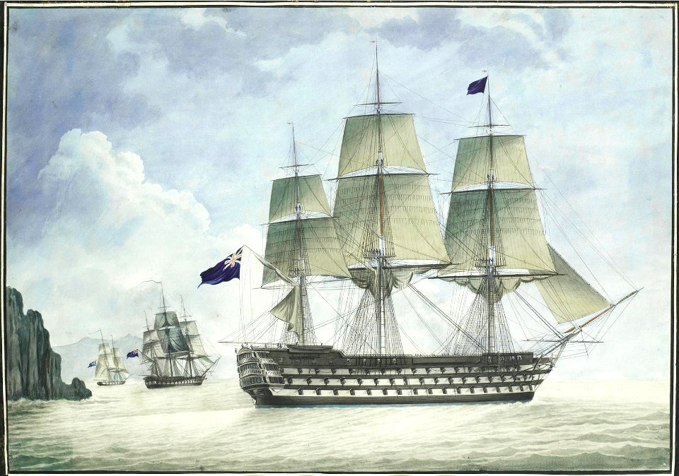 H.M.S. Britannia , 1830, by Nicholas Cammillieri
