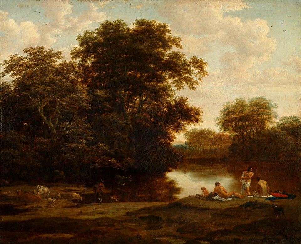 Landschap met baders Rijksmuseum SK-A-33