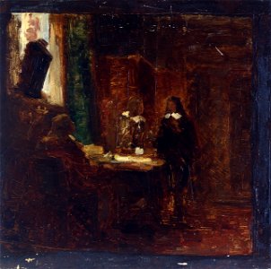 H.J. Mélis - Studie van een historische voorstelling - E579 - Cultural Heritage Agency of the Netherlands Art Collection