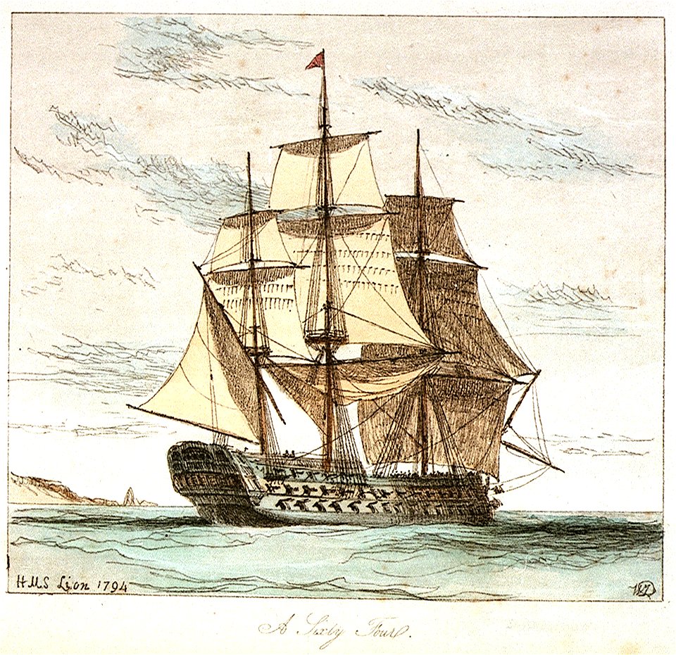H.M.S. Lion 1794 RMG PU5995