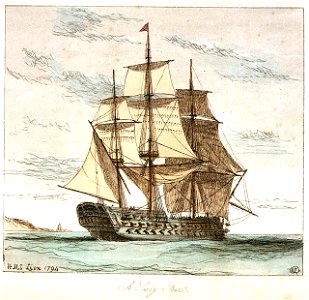 H.M.S. Lion 1794 RMG PU5995