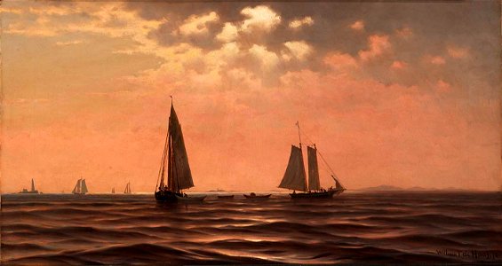 William Frederick De Haas - Afternoon on Saco Bay, Coast of Maine - 1996.68 - Smithsonian American Art Museum