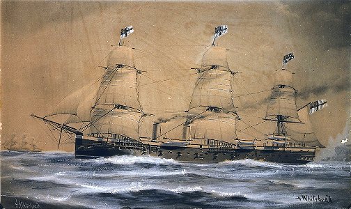 H.M.S. Bacchante (1876) RMG PU6273
